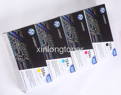 HP124A Genuine Original Laser Color Toner Cartridge of High Quality with Competitive Price