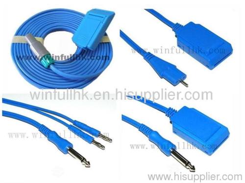 Reusable cable for Electrosurgical Pad