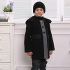 grey black kids' autumn coat boys winter coat top wear