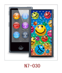 lovely face picture 3d case fit for iPod nano7,pc case rubber coated,multiple colors available