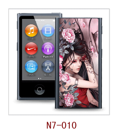 art picture 3d case use for iPod nano 7,pc case rubber coated,multiple colors available