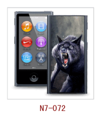 animal picture 3d case for iPod nano using,pc case rubber coated,multiple color available