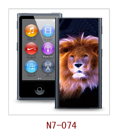 leo picture iPod nano case 3d,pc case rubber coated,multiple colors available