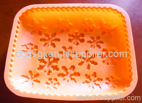 Silicone cake baking pan / mould