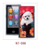 dog picture ipod nano case 3d,pc case rubber coated,multiple colors available