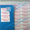 Custom printed destructible vinyl labels,warranty void seal stickers
