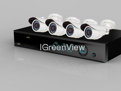 New Home security system--4ch H.264 Economical DVR Kit with 600tvl CCTV camera