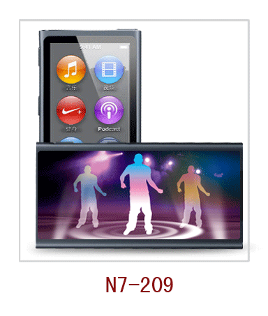 dancing picture 3d movie effect case for ipod nano 7,pc case rubber coated,with 3d picture