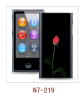 rose picture 3d movie effect case for ipod nano 7,pc case rubber coated,with 3d picture