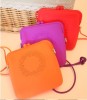 Popular new style candy shoulder silicone handbag