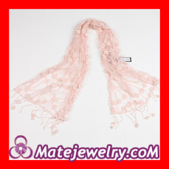 Fashion European Cotton Pashmina Tassel Lace Scarves Wholesale For Women