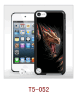 dinosaur picture 3d case for ipod touch5 use, case with 3d picture, pc case rubber coated, water resistant,