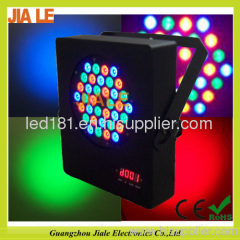 36pcs x 3w rgb flat led par 64 light