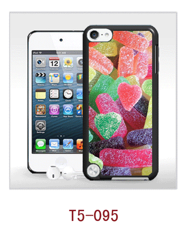 candies picture ipod touch 3d cover,iPod touch5 case with 3d picture, pc case rubber coated, water resistant,