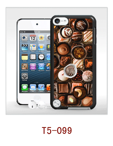 chocolate picture 3d ipod touch5 case,iPod touch5 case with 3d picture, pc case rubber coated, water resistant,