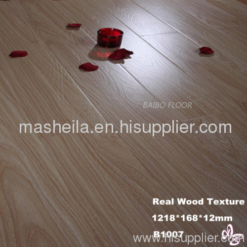 12mm Real Wood Texture Surface Laminate Flooring Laminate