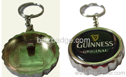 fashion bottle opener keychain