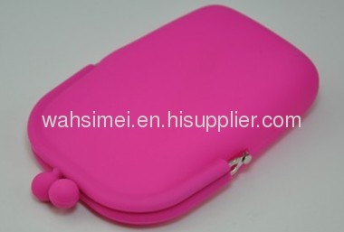Fashion SIlicone coin purse for girls
