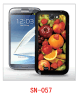 fruit picture 3d case fit for galaxy note2,pc case rubber coating, with 3d picture, multiple colors available