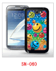 love fae picture 3d case for Samsung galaxy Note2.pc case rubber coating, with 3d picture, multiple colors available