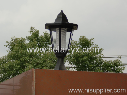 Outdoor solar wall lamp