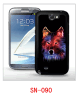 wolf and leo picture 3d case for samsung galaxy note2 using,pc case rubber coating, with 3d picture, movie effect,