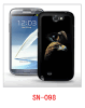eagle picture 3d back cover for galaxy note2,pc case rubber coating, with 3d picture, multiple colors available