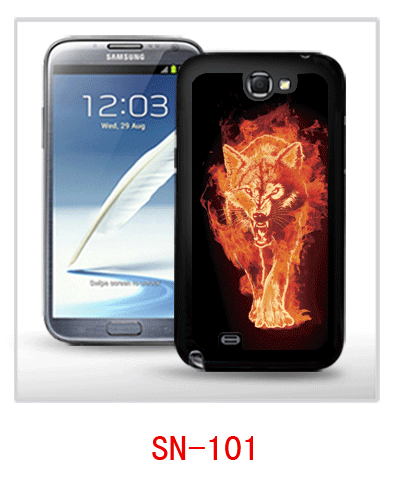 Wolf picture Samsung galaxy note2 back cover 3d, pc case rubber coating,multiple colors available, with 3d picture.