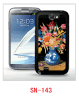 Vase picture Samsung galaxy note 2 case 3d picture,pc case rubber coating,multiple colors available, with 3d picture.