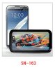 motor racing picture 3d case for galaxy note2,pc case rubber coating,multiple colors available, with 3d picture.