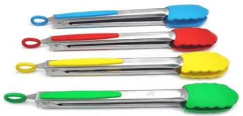 Hot selling kitchen silicone tongs