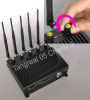 Adjustable output power signal Jammer with five bands