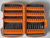 64Pc screwdriver bit set with soft plastic mold case