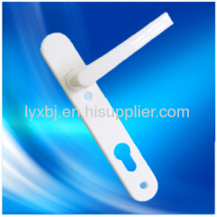 pvc double sided door handle with lock #3