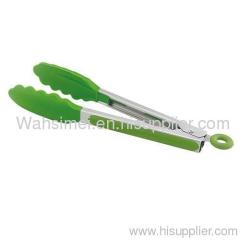 Food grade stainless steel silicone tongs for kitchen