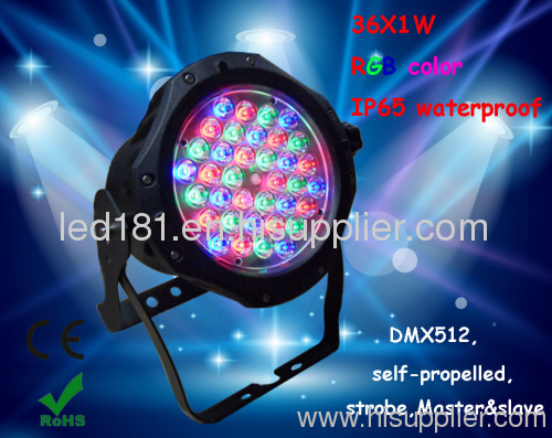 waterproof led par 64 outdoor lighting