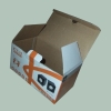 Corrugated paper box for sounder