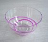 plastic salad bowls with double colour small size
