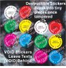 Custom Tamper Evident Labels,VOID Tamper Proof Sickers