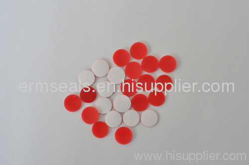 11*1mm Red PTFE/White Rubber Silicone Septum
