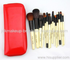 15PCS Natural wooden handle Makeup brush set