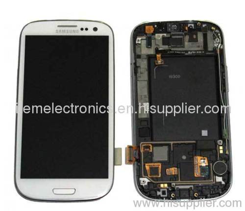 Samsung I9300 Galaxy S III Complete Screen Assembly with Bezel -White