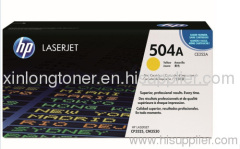 High Quality New Original HP 504A Yellow Toner Cartridge at competitive price