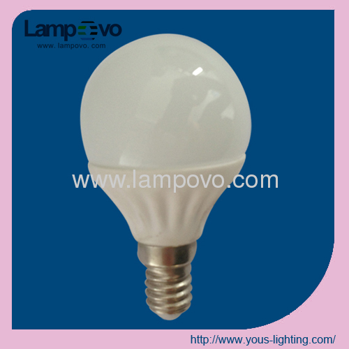 E14 4W LED bulb lamp G45 SMD3014