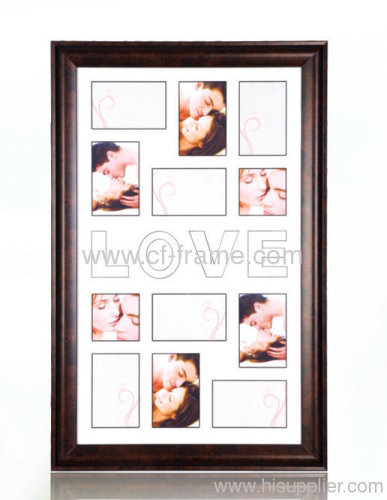 12-opening PS collage photo frame for home decor