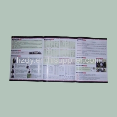 4 color printed brochure for sales promotion or company introduction