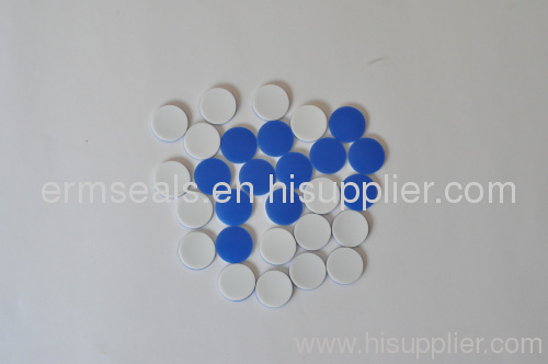 Blue PTFE/White Silicone Septa With New Design 12×1.5mm