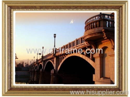 golden 5x7 PS picture frame