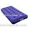 Comfortable PVC Waterproof Flocked Inflatable Air Mattress Furniture For Single Person