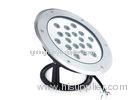 18*1W / 18*3W 12V / 24V DC IP68 Led Underwater Lights With Black / Sliver Body